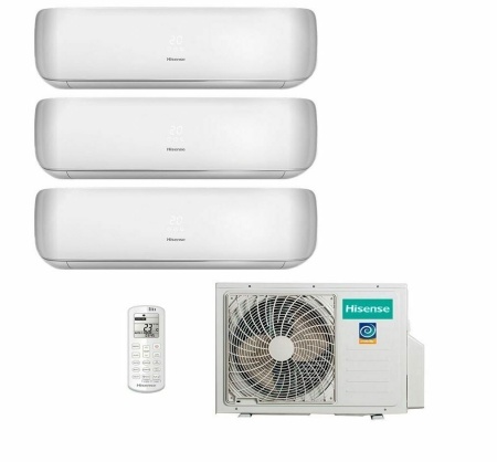 Мультисплит-система Hisense AMW3-24U4SZD + AMS-09UR4SVETG67 + AMS-12UR4SVETG67*2