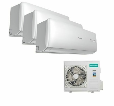 Мультисплит-система Hisense AMW3-24U4SZD + AMS-09UR4SVEDL6 (S)*3
